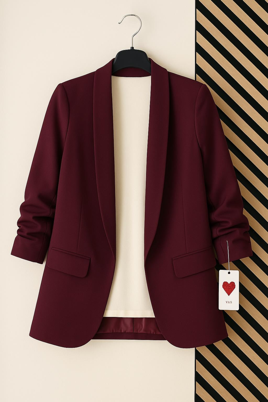 Burgundy Blazer