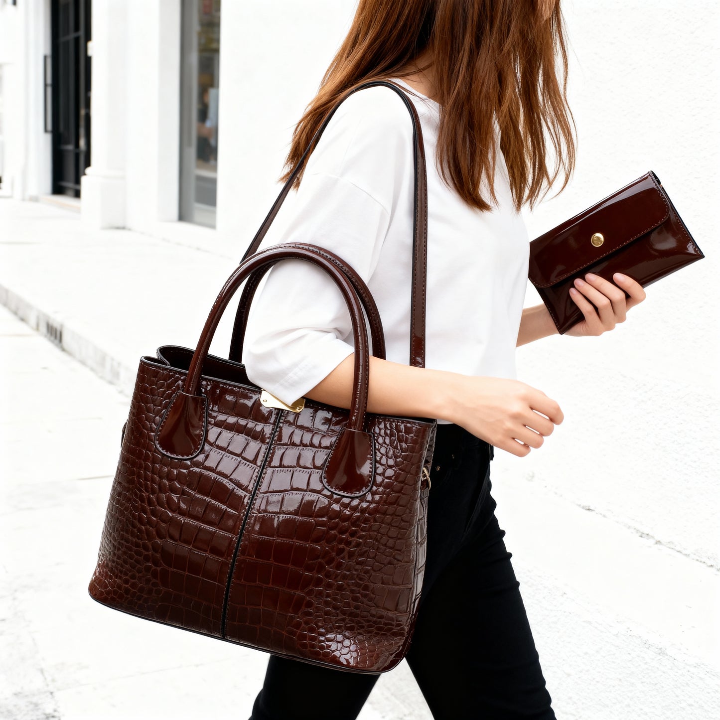 Brown luxe Croco