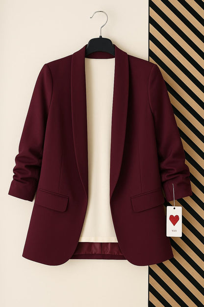 Burgundy Blazer