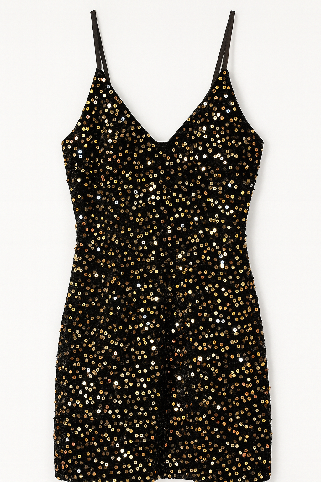 Glam Sequin Dress – Zwart