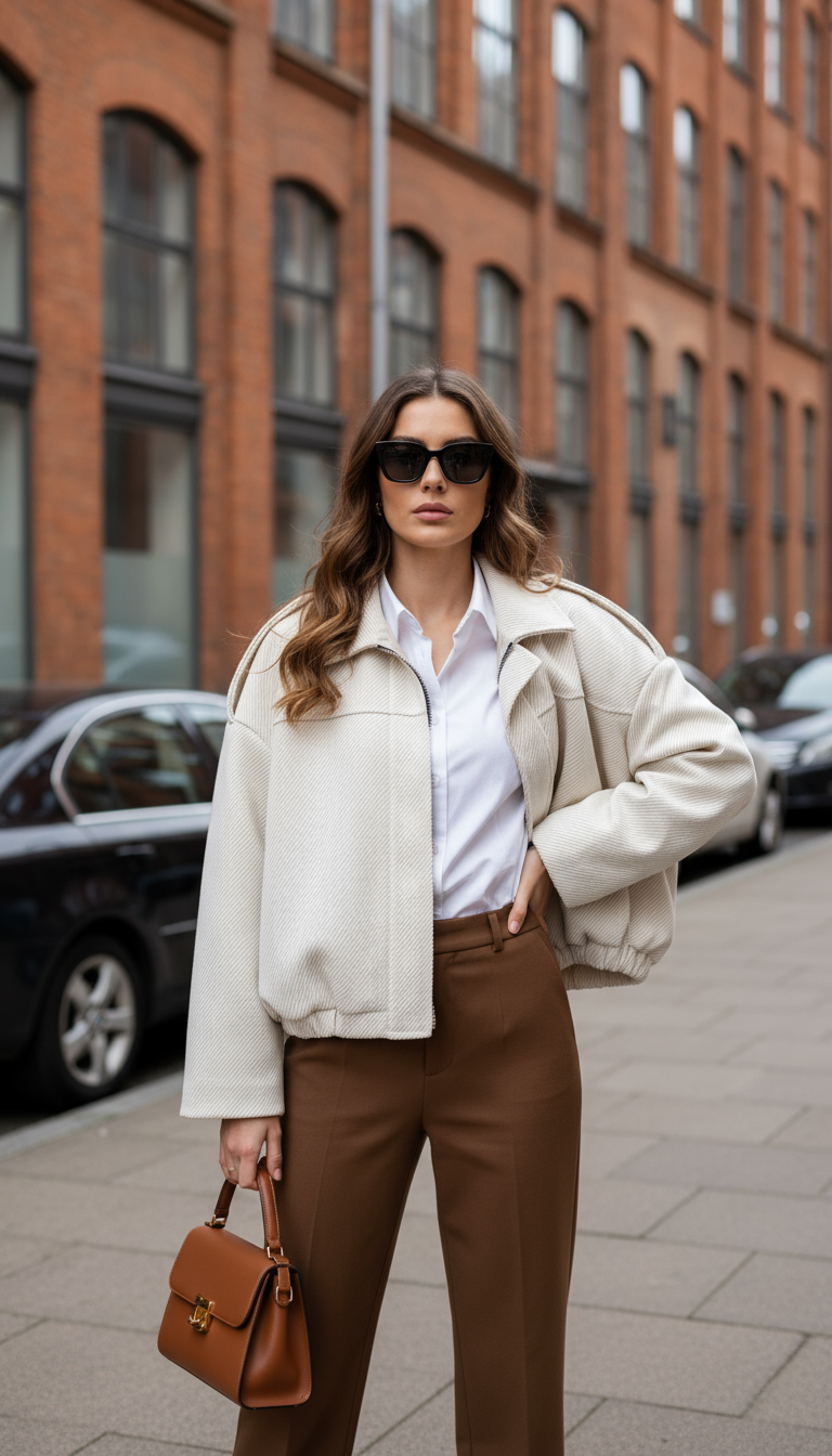 Oversized Jacket Crème