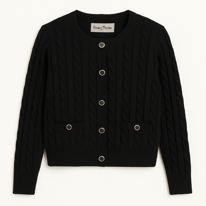 Knitted Cardigan Black