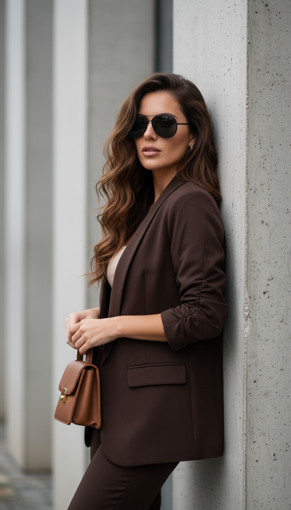 Brown Blazer