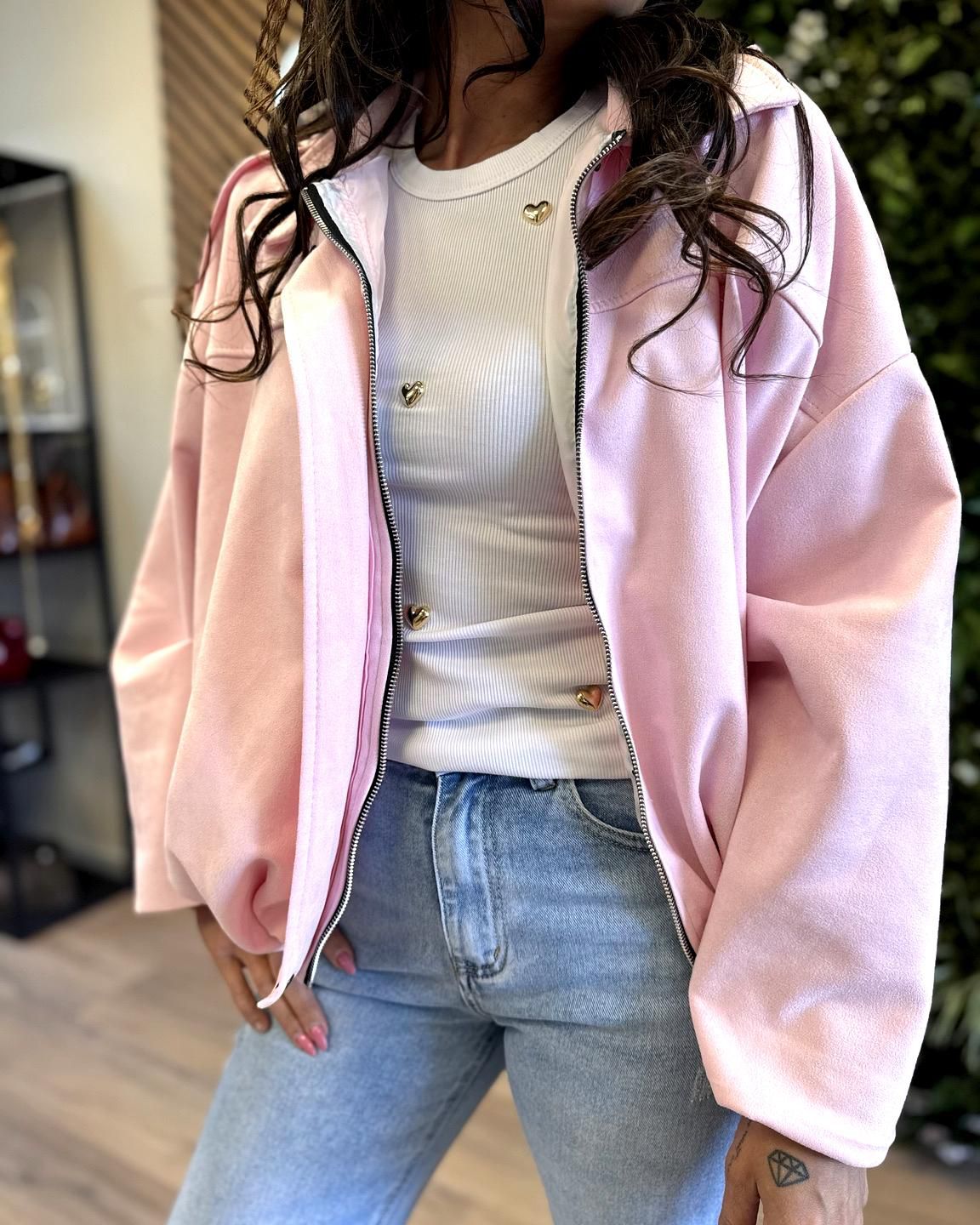 Oversized Jacket Jas Roze