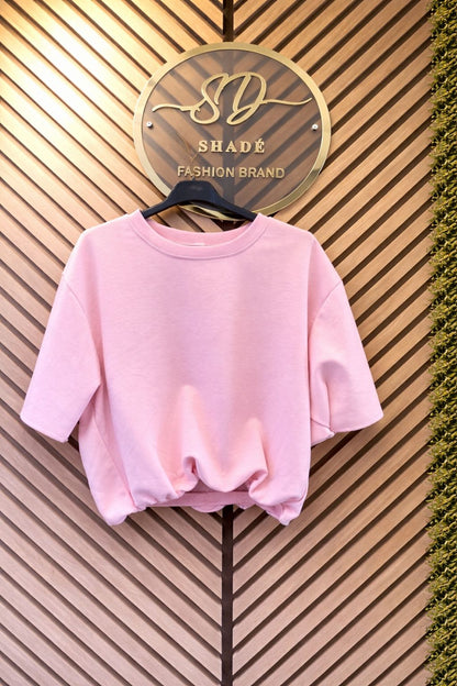 Oversized T-shirt Roze