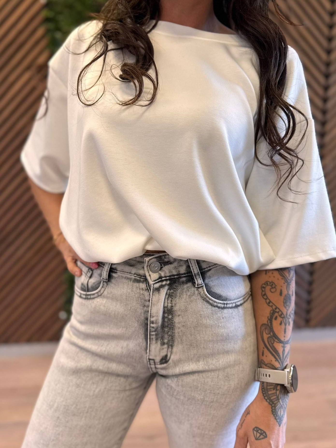 Oversized T-Shirt Wit