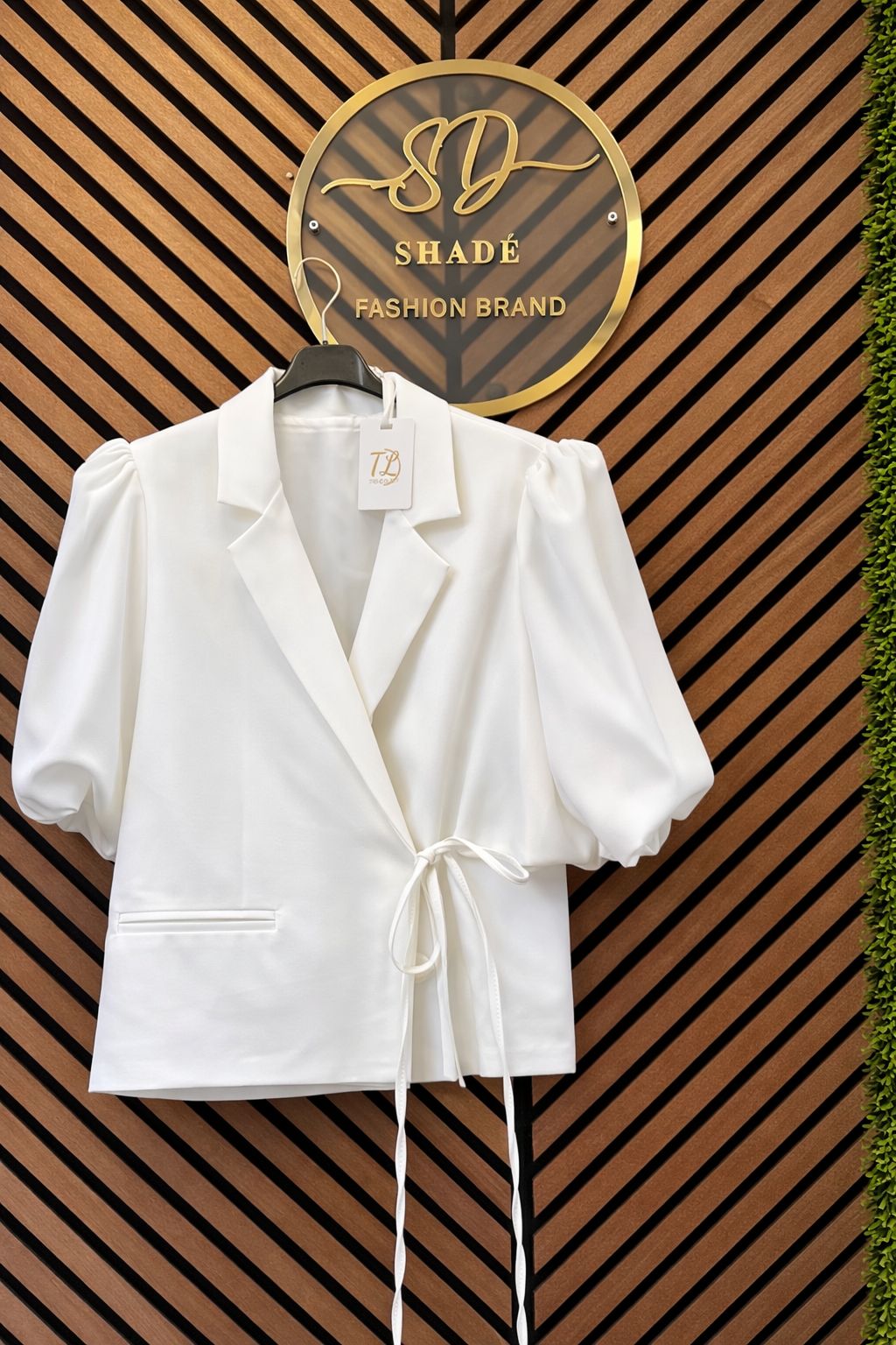 Wrapped Blazer Wit