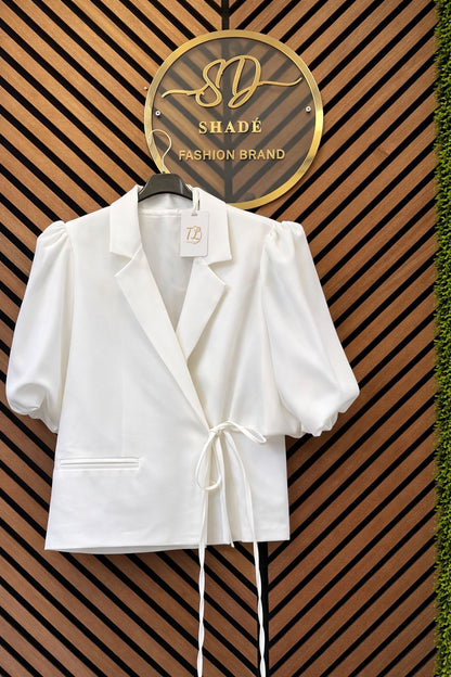 Wrapped Blazer Wit